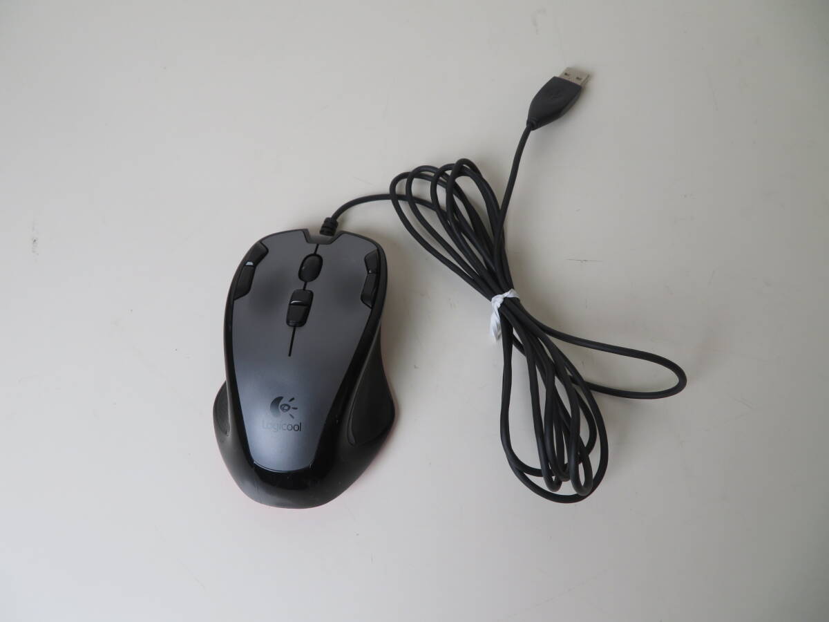 ◆Logicool ロジクール G300 USB 有線 ゲーミングマウス 多機能マウス 9ボタン ブラック 動作品 Gaming Mouse G300拍卖