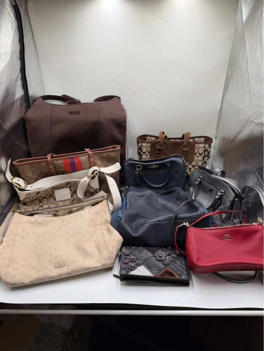 ○ COACH コーチ バッグ ショルダーバッグ ハンドバッグ シグネチャー まとめ売り セット売り拍卖
