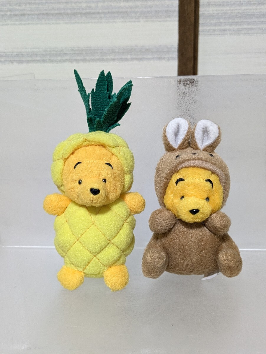 ディズニーストア プーさん パイナップル うさぎ 着ぐるみ ぬいぐるみキーチェーン きぐるみ 拍卖