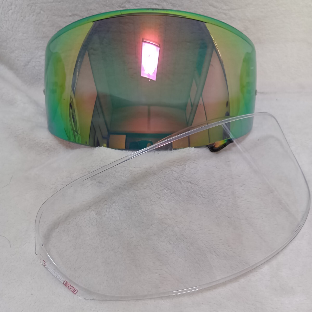 売切りSHOEI良品?CNS-1スモークミラーシールド/ファイアーオレンジ?ピンロックevoシート付きGT-AirエアーGT-Air2/GT-AirⅡ/NEOTEC/OPTICSON拍卖