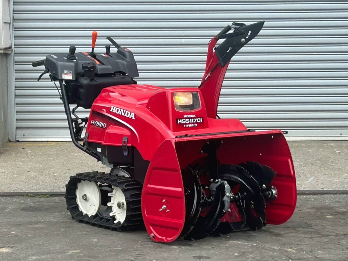 函館発【ホンダ☆除雪機】HONDA☆HSS1170i 10.3馬力 電動シューター ハイブリッド セル ガソリン ※直接引取りのみ拍卖