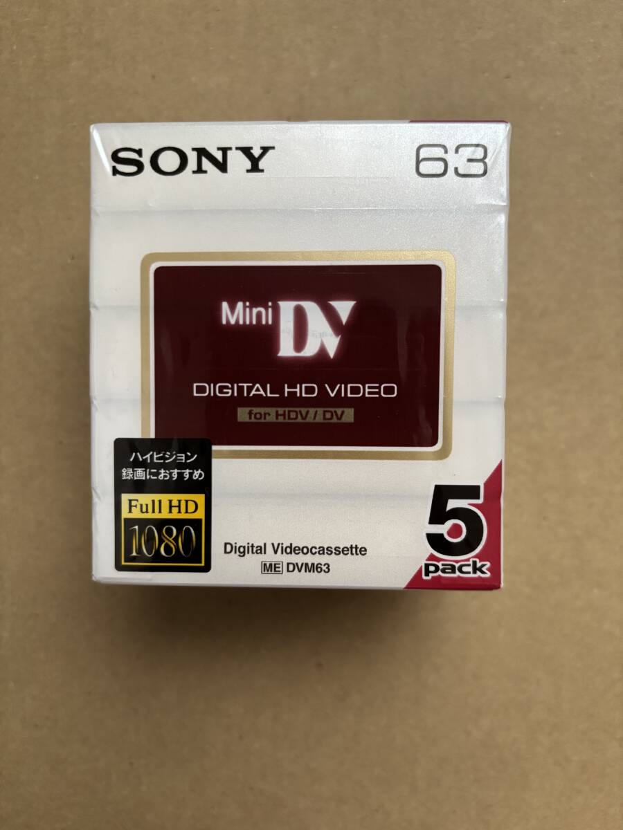 ソニー SONY ミニDVカセット テープ 5DVM63HD拍卖