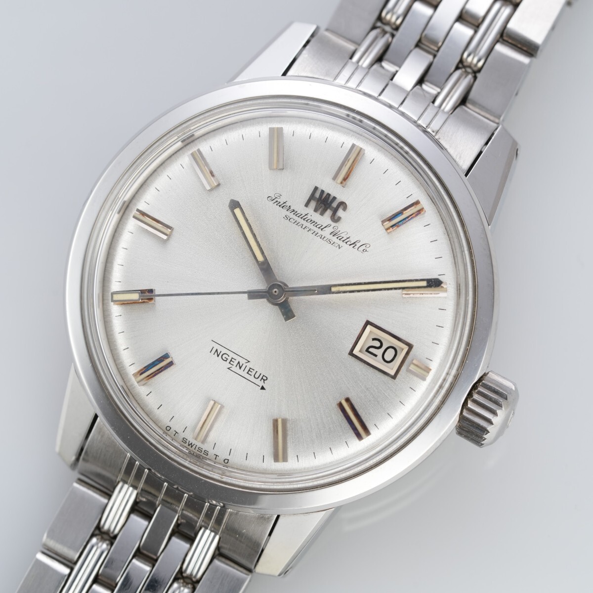 【未使用 箱付】IWC International Watch Co. Ingenieur インヂュニア 866AD AUTOMATIC ヴィンテージ 自動巻 純正ブレス オールドインター拍卖