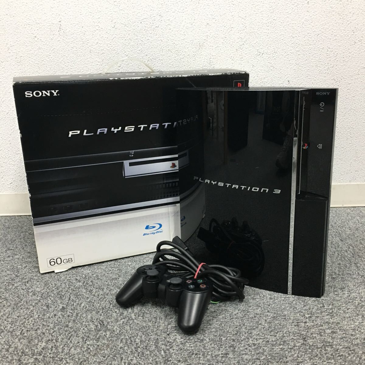 ★G07140 SONY ソニー PS3 プレイステーション3 本体 CECHA00 60GB ブラック 初期型 通電OK拍卖