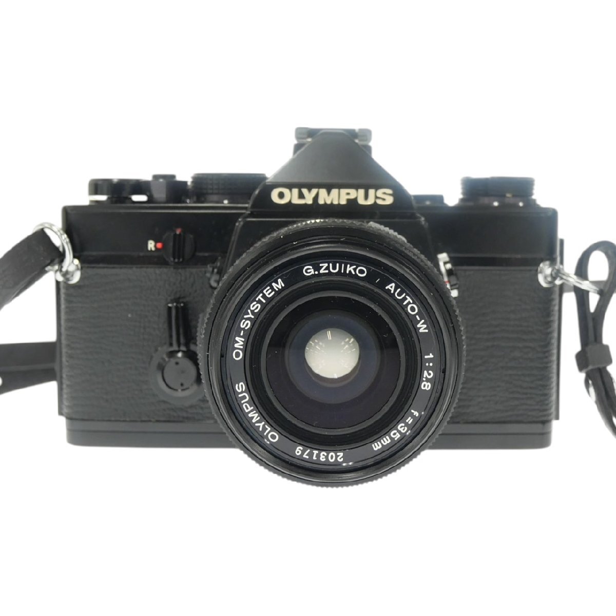 1円スタート OLYMPUS オリンパス OM-1 フィルムカメラ 本体 ボディ レンズ G.ZUIKO AUTO-W 1:2.8 f=35mm ブラック レトロ 動作未確認拍卖