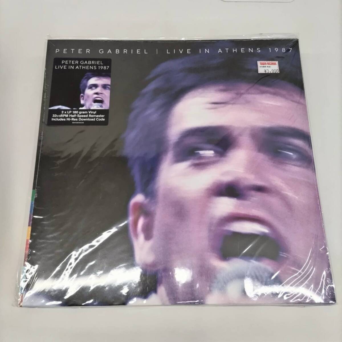 1025【未開封LPレコード】ピーター・ガブリエル : Peter Gabriel / Live In Athens 1987 / LP2枚組 / 180グラム 重量盤 / 884108006238拍卖