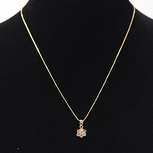 1円 良品 D0.50ct K18 2.8g ネックレス アクセサリー ジュエリー 0059400 8ERT AKO MTM拍卖