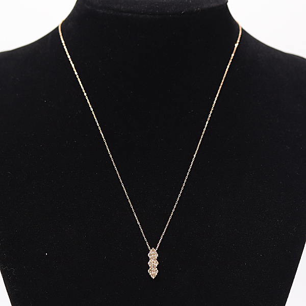1円 良品 D0.50ct K18 2.0g ネックレス アクセサリー ジュエリー 0036300 8ERT AKO MTM拍卖