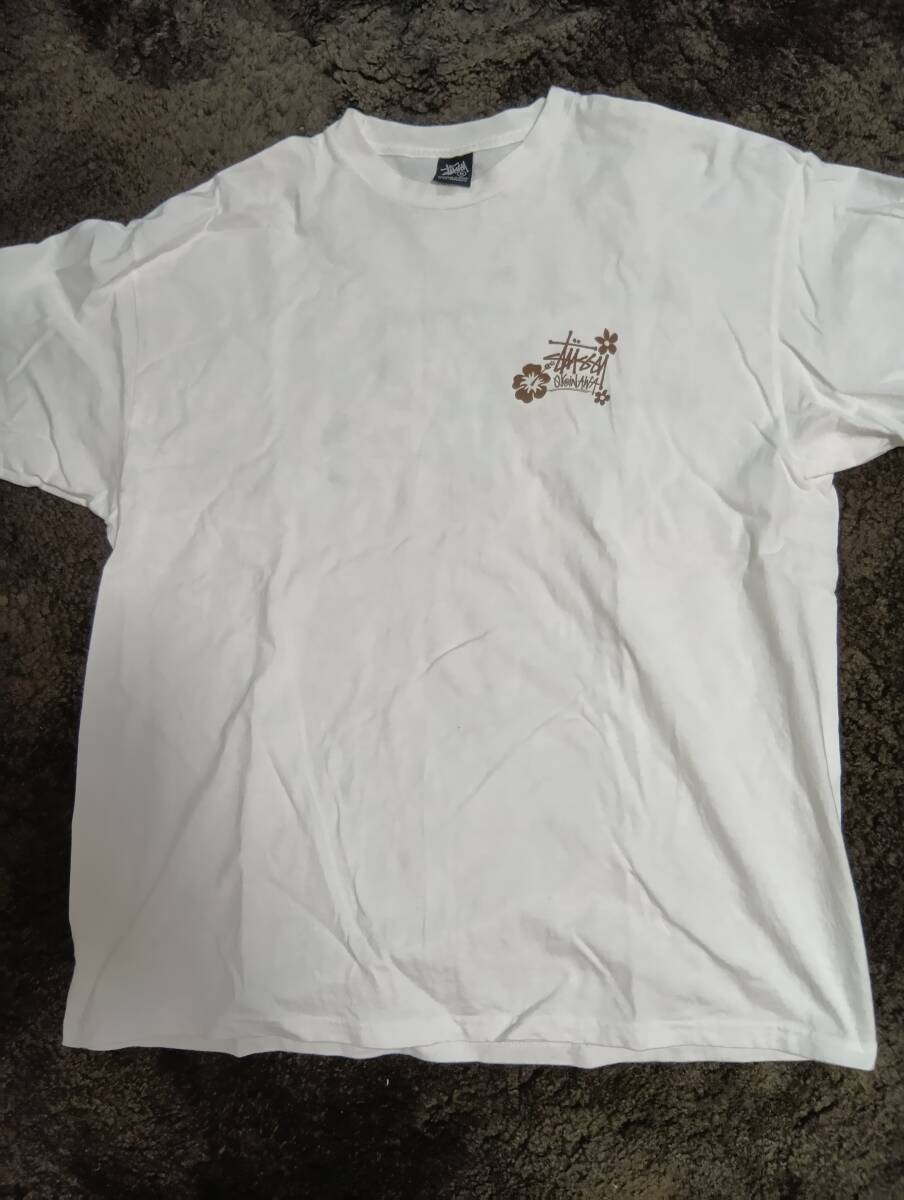 STUSSY 沖縄チャプト限定 ハイビスカス Tシャツ XLサイズ拍卖