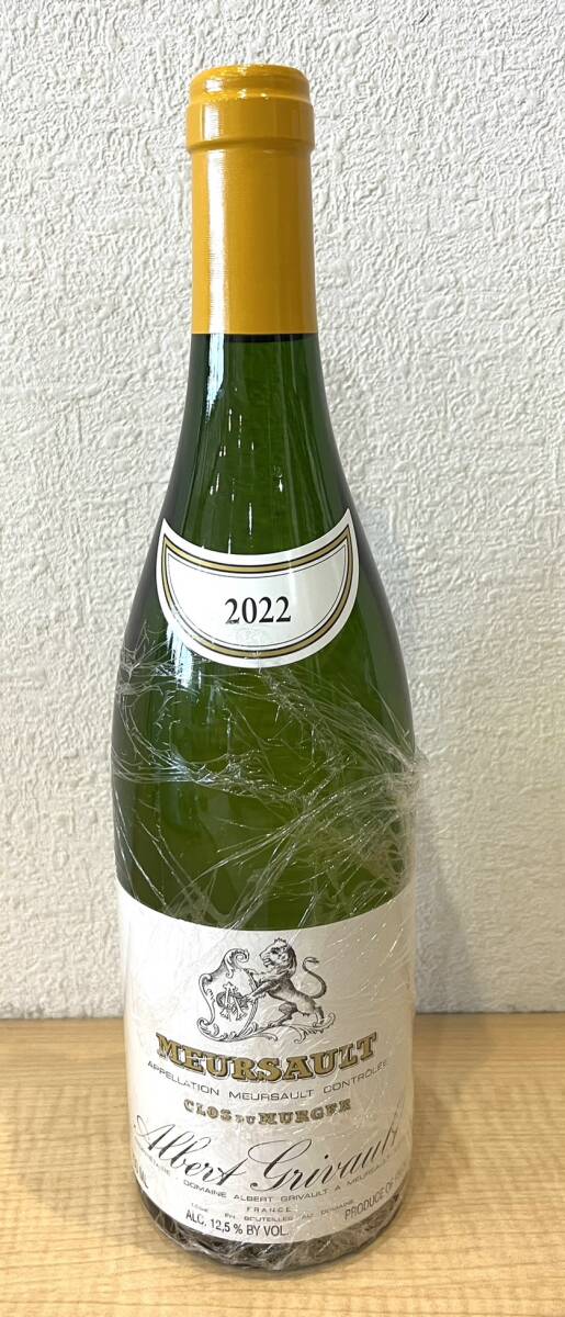 【未開栓】アルベール・グリヴォ ムルソー クロ・デュ・ミュルジェ 2022 750ml 12.5% ラックコーポレーション正規品 白ワイン拍卖