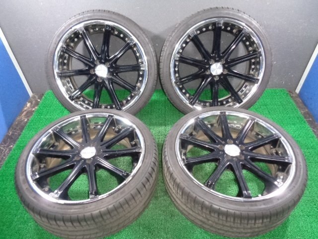 BP5 レガシィ GIALLA SCUDO 19インチアルミホイール 4本 ロックナット付き拍卖