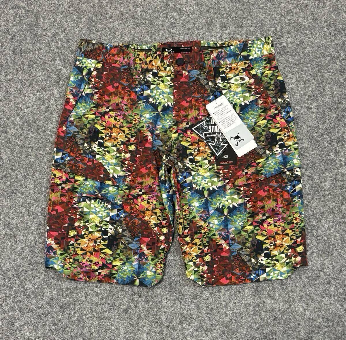 送料185円~◇新品◇OAKLEY オークリーゴルフ◇38(JPN)(97cm)◇Skull Bloom Quartz Shorts ショートパンツ◇吸汗速乾 4WAYストレッチ拍卖