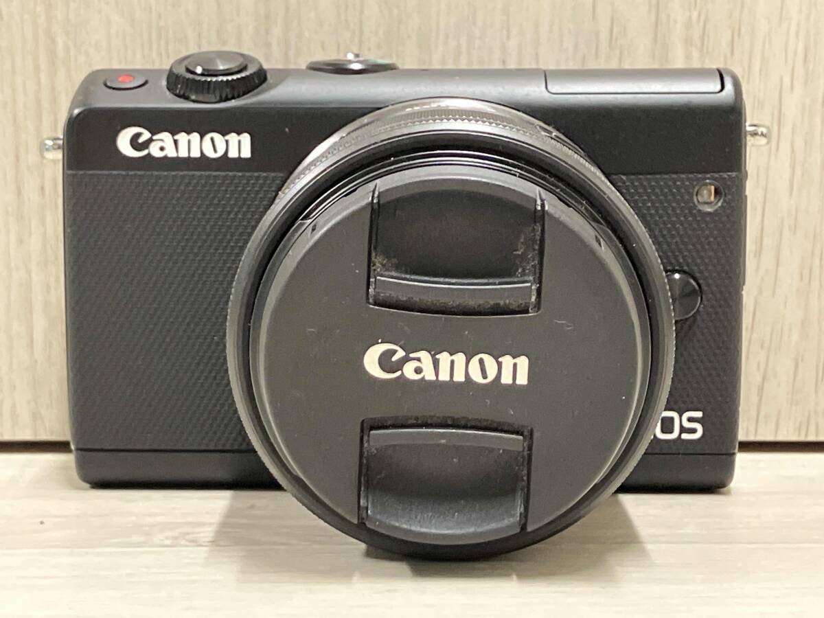 ジャンク Canon ミラーレス一眼カメラ EOS M100 レンズキット EF-M 15-45mm 1:3.5-6.3 IS STM 動作等全て未チェック 現状品拍卖