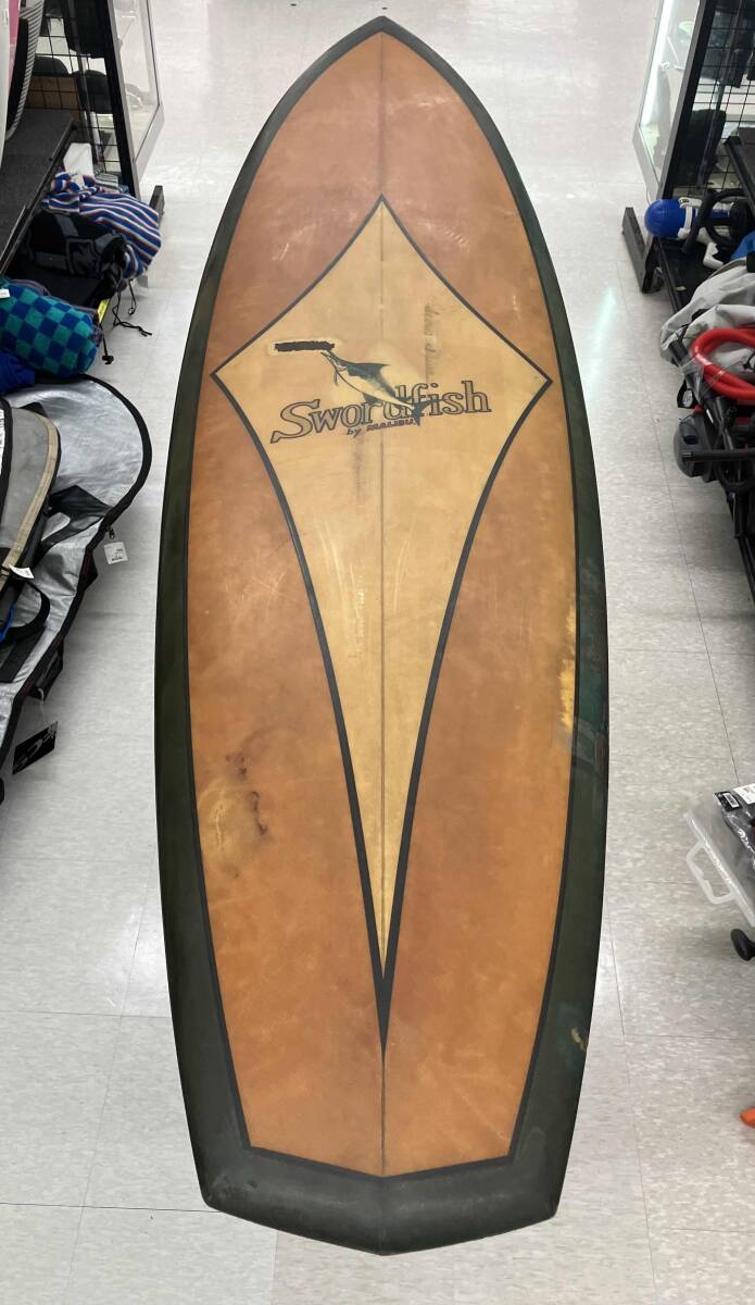 ジャンク 【自宅配送不可:営業所止】MALIBU マリブ Swordfish ソードフィッシュ シングル 7’0” 綱島樽町店拍卖