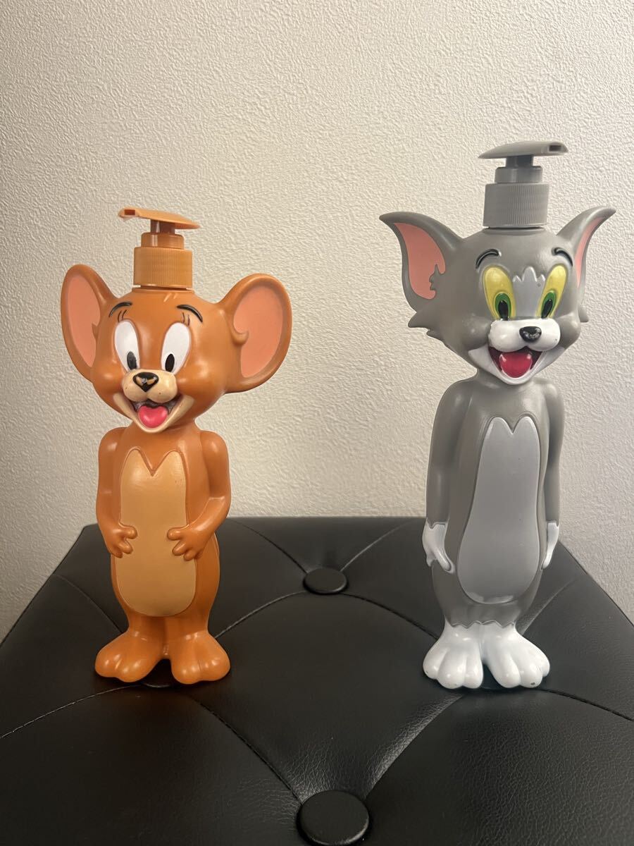 トムとジェリー ディスペンサーボトル 2個セット シャンプーボトル拍卖