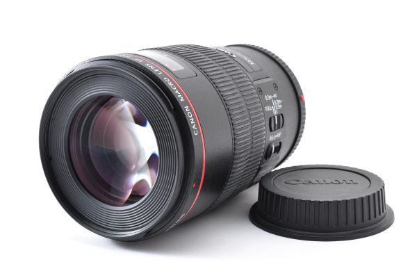 ★美品★ CANON MACRO EF 100㎜ F2.8 L IS USM 単焦点レンズ キヤノン #V083462607206拍卖