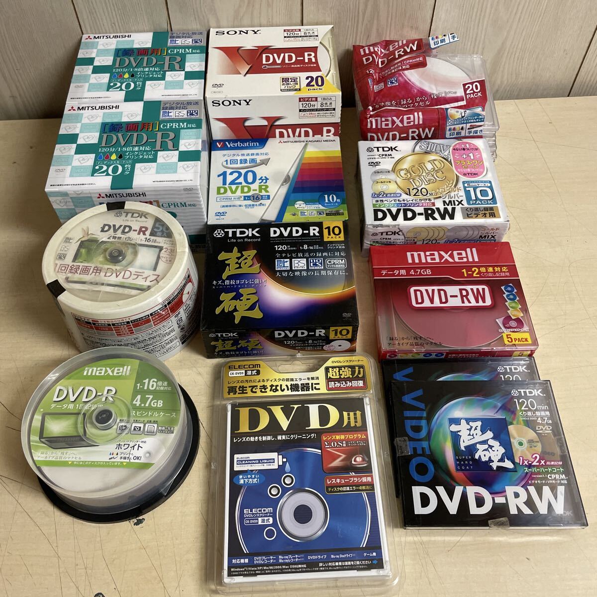 DVD-R DVD-RW まとめて★ 開封済みあり 未使用品拍卖