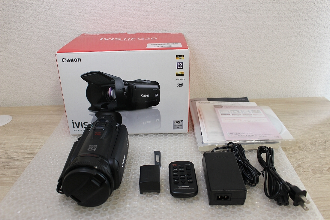 ★美品!Canon iVIS HF G20 HDビデオカメラ★WW75拍卖