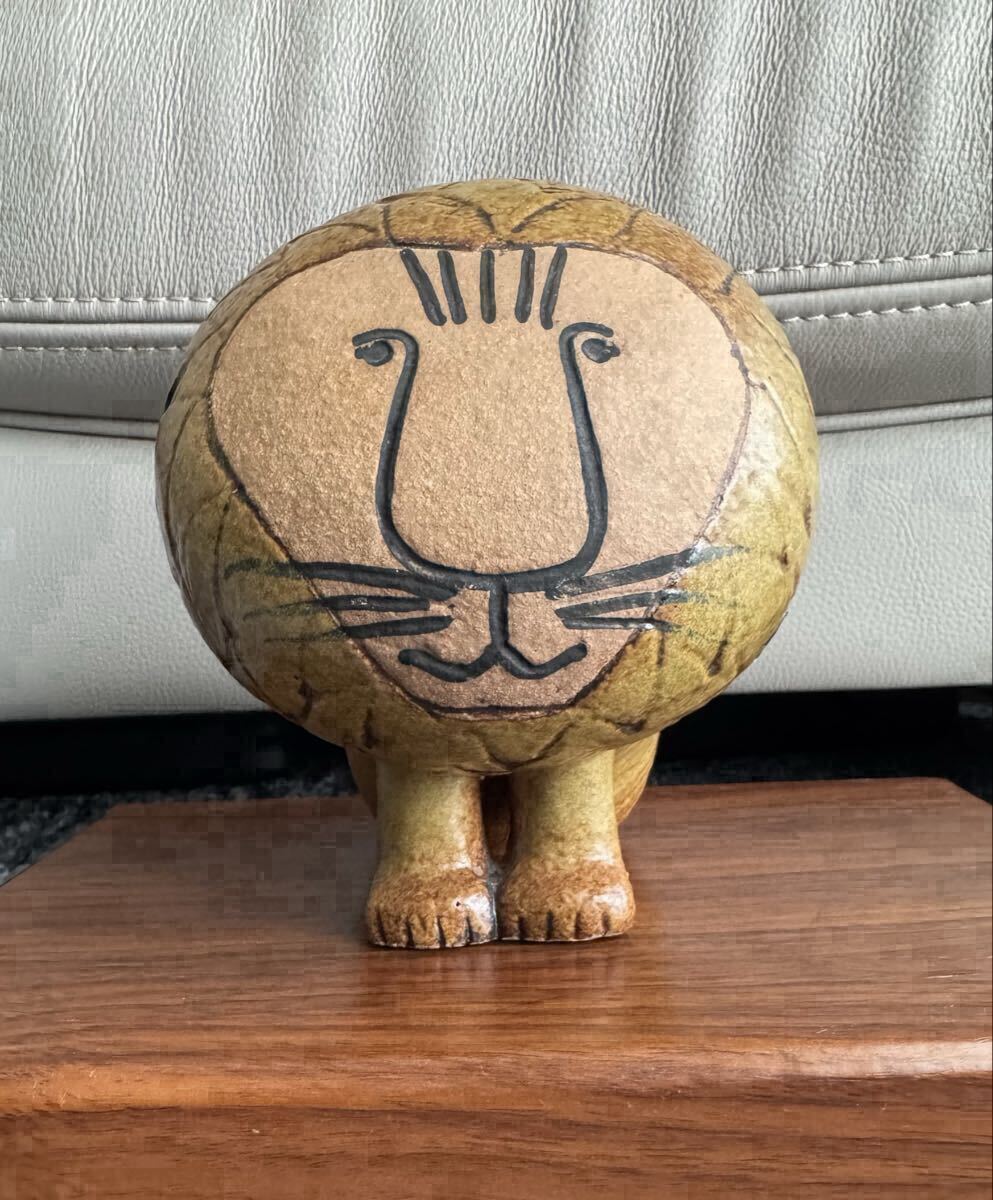 リサ ラーソン ライオン ヴィンテージ Lisa Larson Lion Vintage 陶器 pottery (送料無料)拍卖