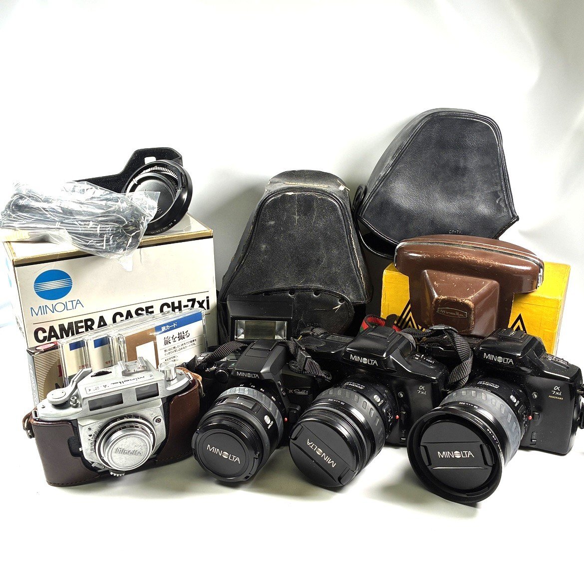 Minolta ミノルタ A-2 α-Sweet II a-7xi program2500AF カメラ フラッシュ 動作未確認 計5点【買取まねきや】拍卖