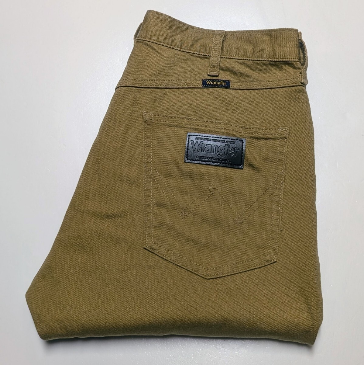 Wrangler ラングラー WM0300 ストレッチカラーパンツ ベージュ W34拍卖
