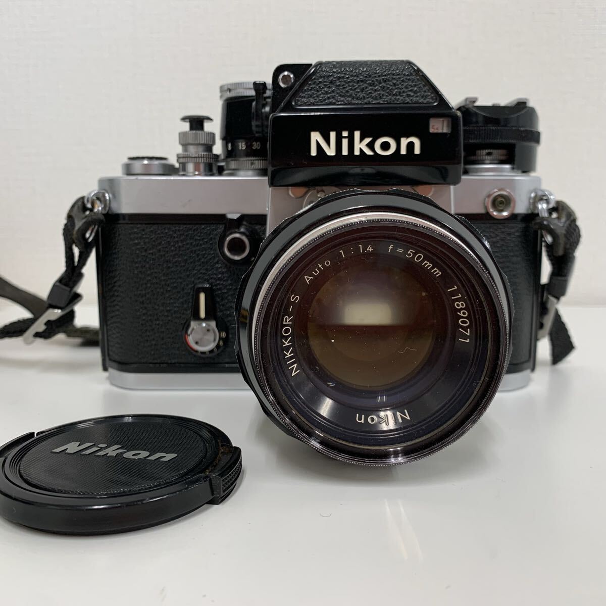 37HS260726SK【Nikon 一眼レフ】 ニコン フィルムカメラ NIKKOR Nikon F2 フォトミックとNikkor-S Auto 50mm f/1.4レンズのセット拍卖