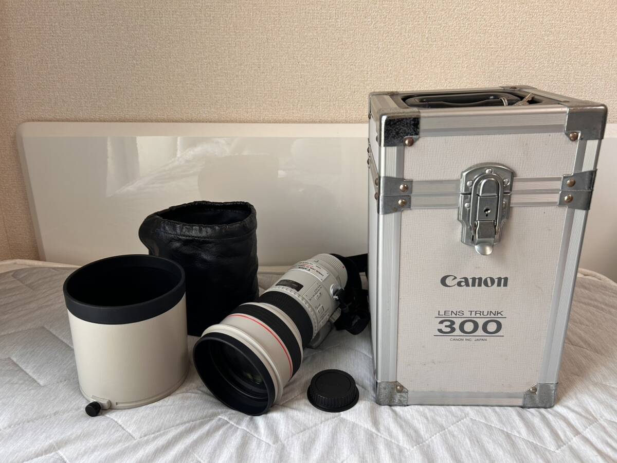 Canon キャノン EF 300mm F2.8 L USM レンズ トランク フード付き拍卖