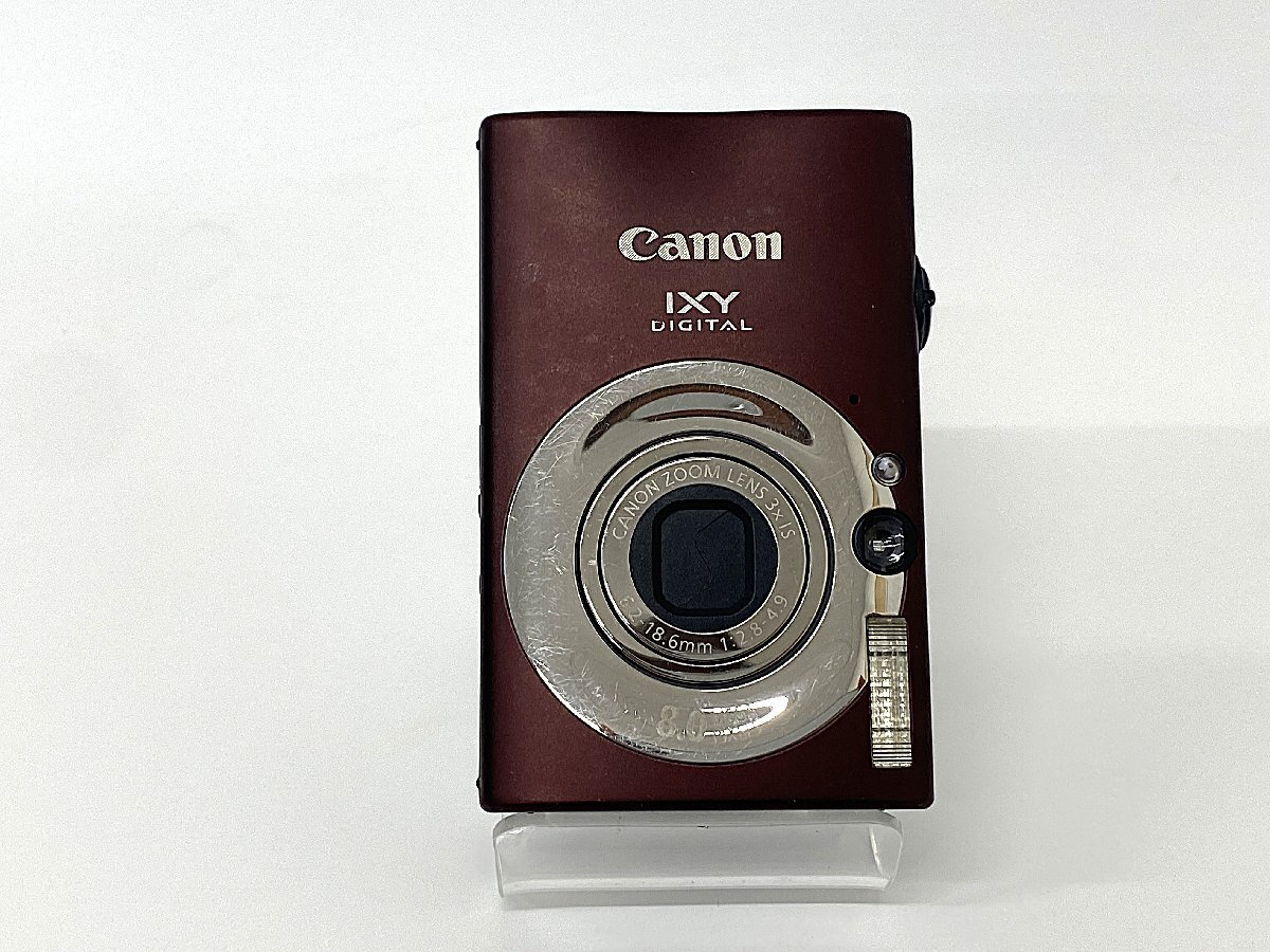 1円【中古品】Canon IXY DIGITAL 20 IS キヤノン イクシ デジタル レッド 8.0MP コンパクト デジタル カメラ PC1271 充電器付き ok7-61拍卖