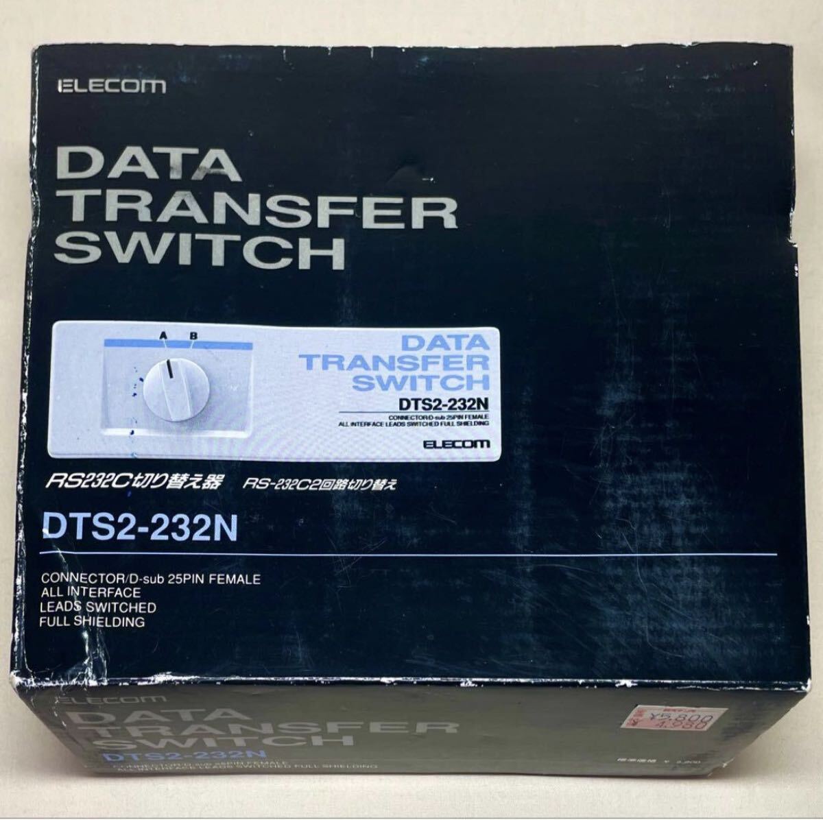 新品 エレコム DTS2-232N RS232C切替器 D-Sub25PIN拍卖