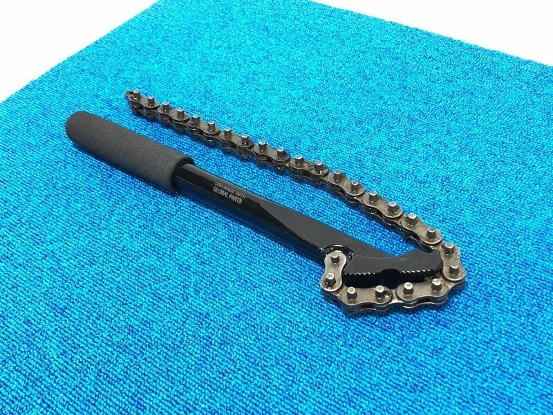 【米軍放出品】未使用品 チェーンレンチ チェーン式パイプレンチ 工具 GLOBAL PARTS J801 チェーントング (60) ☆CH6AS#26拍卖