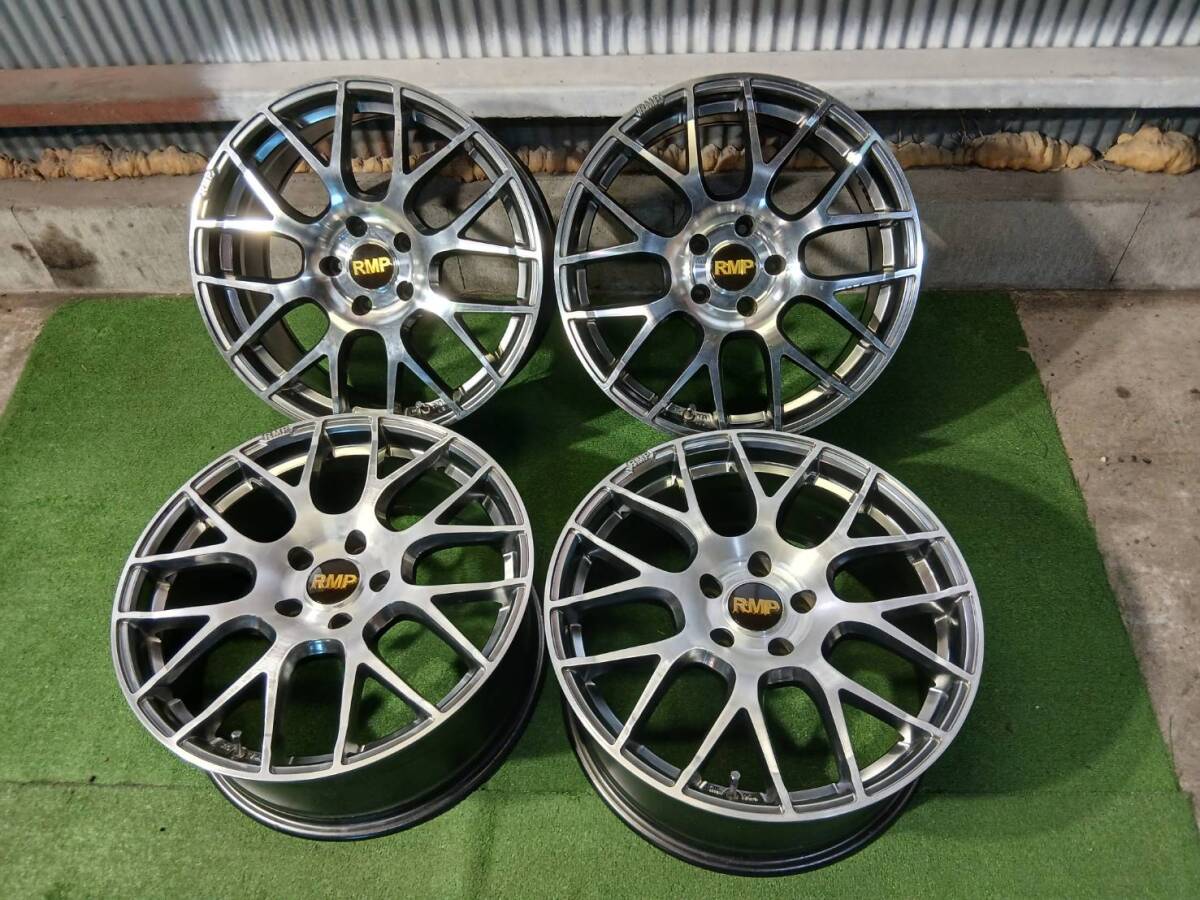 【RMPホイール】18×8J ET42 5H/114.3 4本セット! ☆彡1円スタート☆彡拍卖