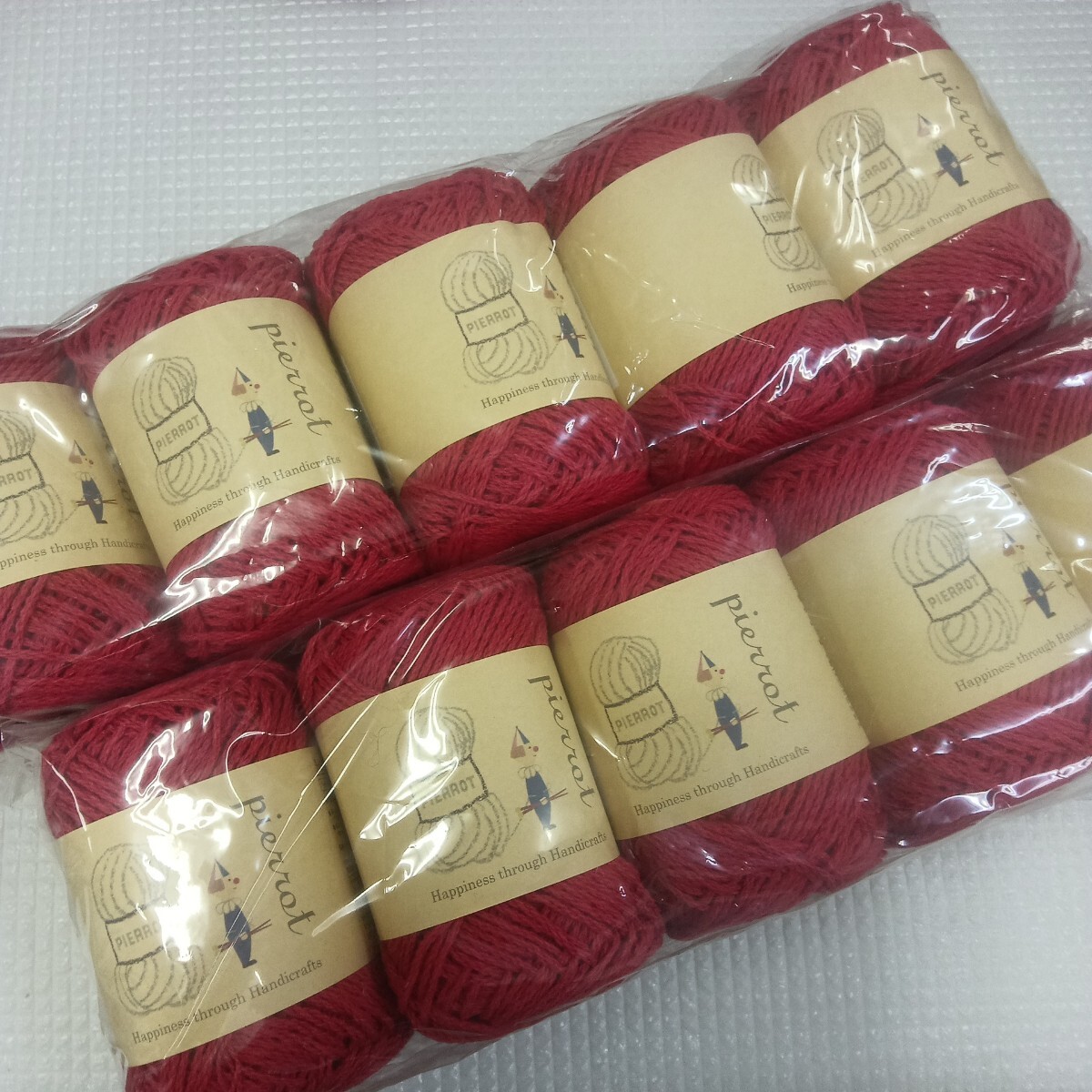 100円〜 ごしょう産業 毛糸 手芸 材料 編み物 画像の糸全て■ベーシックコットン 色番25・10玉 拍卖