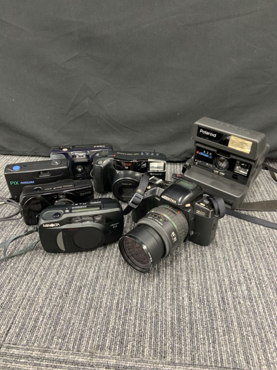横田 7月 カメラまとめ① MINOLTA PENTAX Polaroid ブラック フィルムカメラ 一眼レフフィルム 汚れ傷あり カメラ用品拍卖