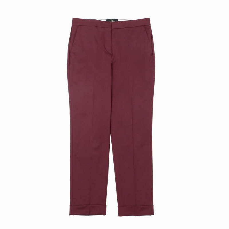 MJ5370=イタリア製*エトロ/ETRO*ストレッチ*ウール*テーパードパンツ*スラックス*サイズ40*ボルドー系拍卖