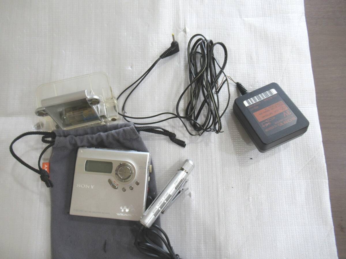SONY ソニー Net MD WALKMAN MZ-N920 /シルバー/ MDウォークマン/ MDプレーヤー ポータブルミニディスクレコーダー拍卖