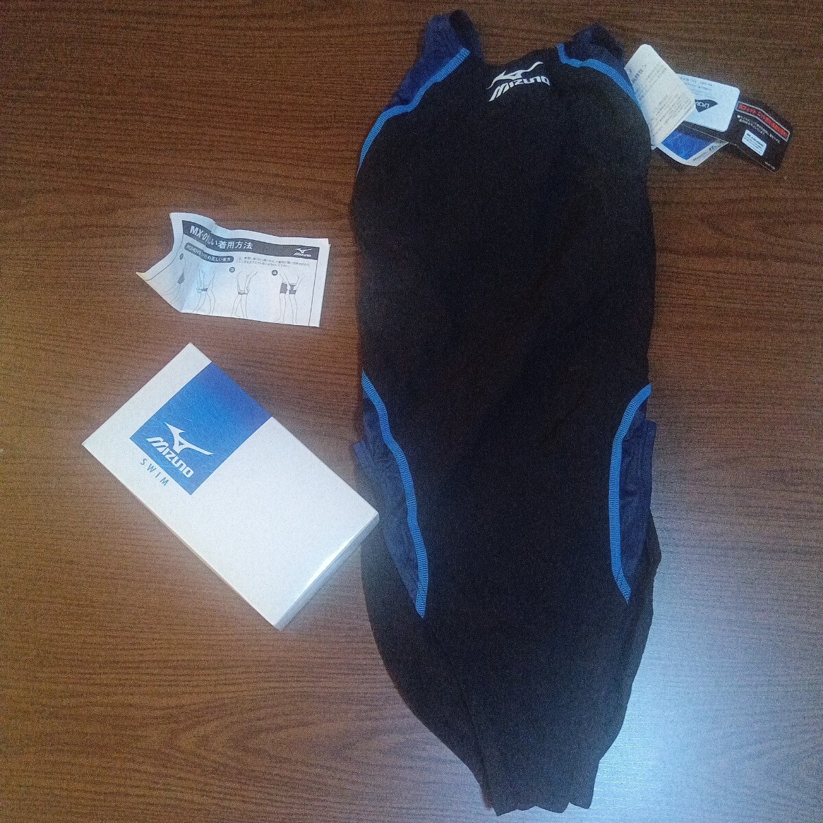 未使用 MIZUNO 競泳水着 FINA承認 Lサイズ 85OD-00891MX-01 ブラック+ネイビー拍卖