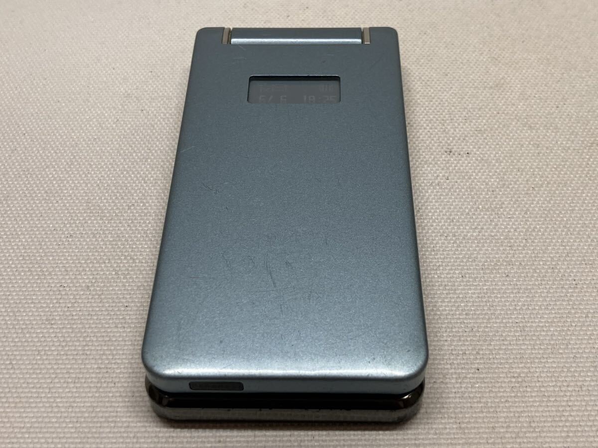 概ね美品 SoftBank ソフトバンク 814T TOSHIBA 東芝 携帯電話 ガラケー ライトブルー g01c441dd拍卖