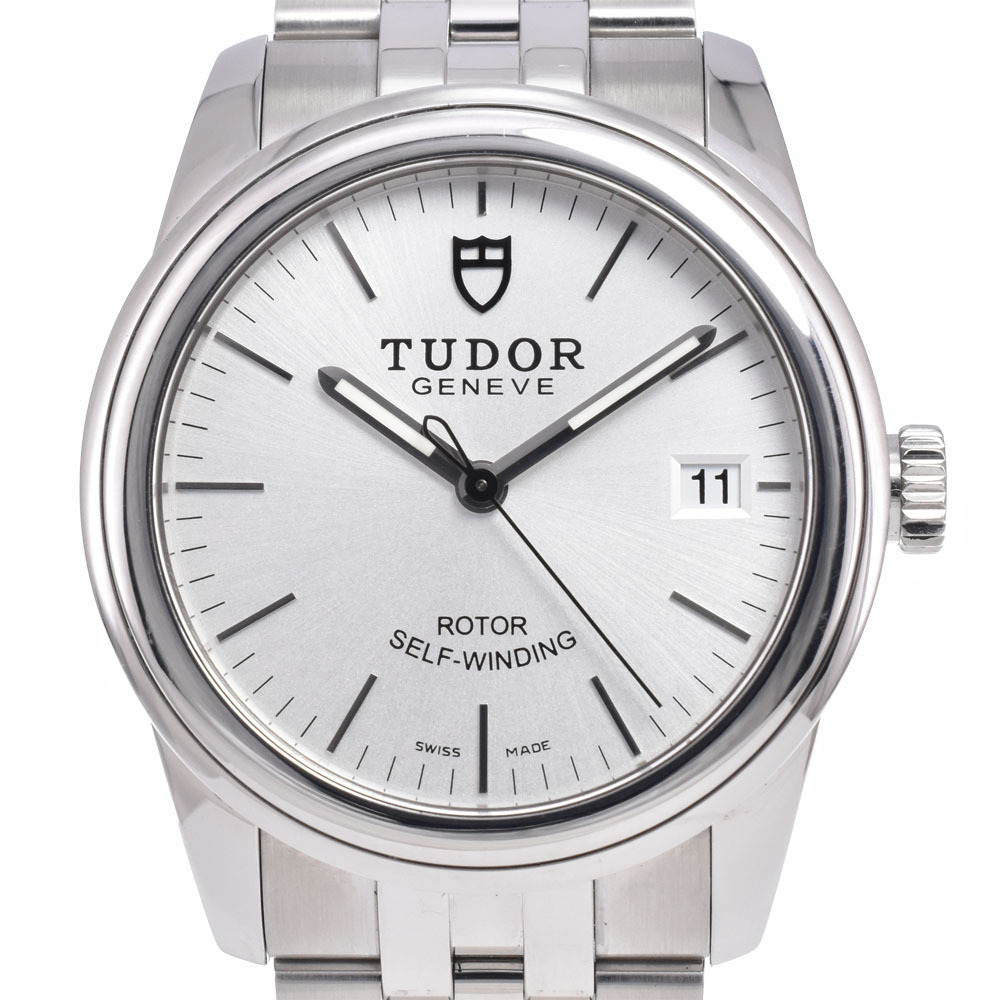 チューダー TUDOR 55000 グラマーデイト シルバー 自動巻き メンズ 美品 腕時計 C#149709拍卖