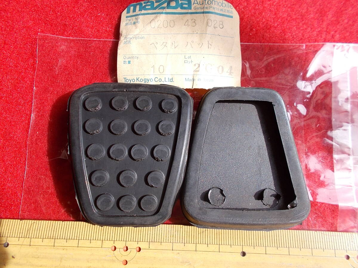 キャロル360 シャンテ360 ポーター360 ペダルゴム ペダルパッド 2個セット ブレーキ・クラッチ 未使用経年新品セット拍卖