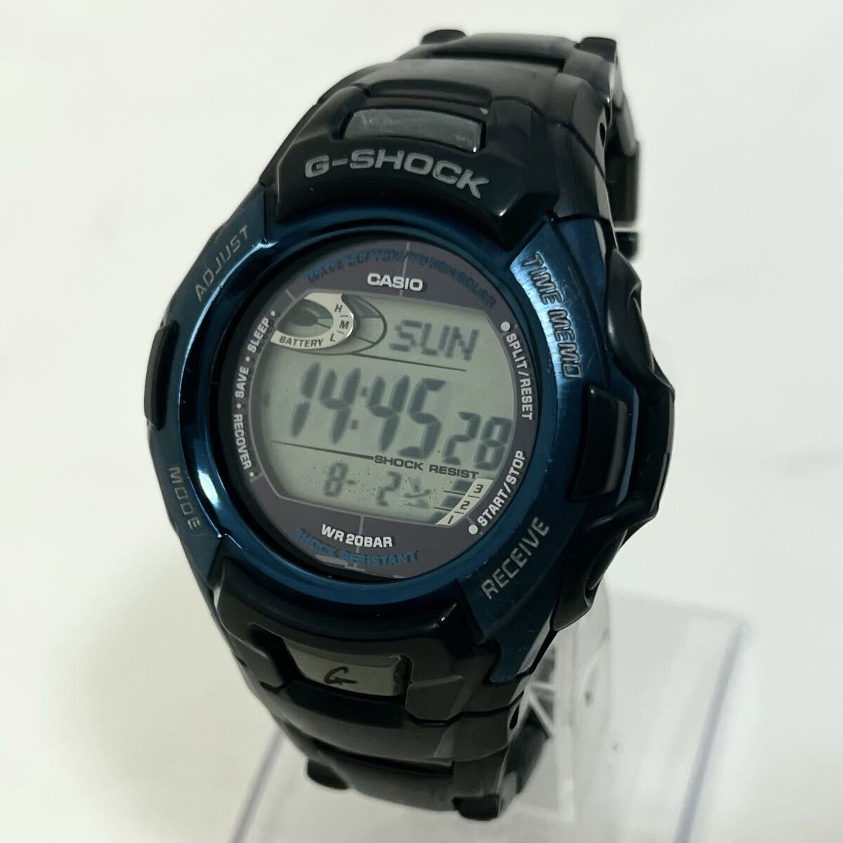 【実働】 CASIO G-SHOCK MT-G MTG-940BDJ カシオ Gショック デジタル タフソーラー ブルー メンズ 腕時計 ウォッチ ブラック 稼動品拍卖