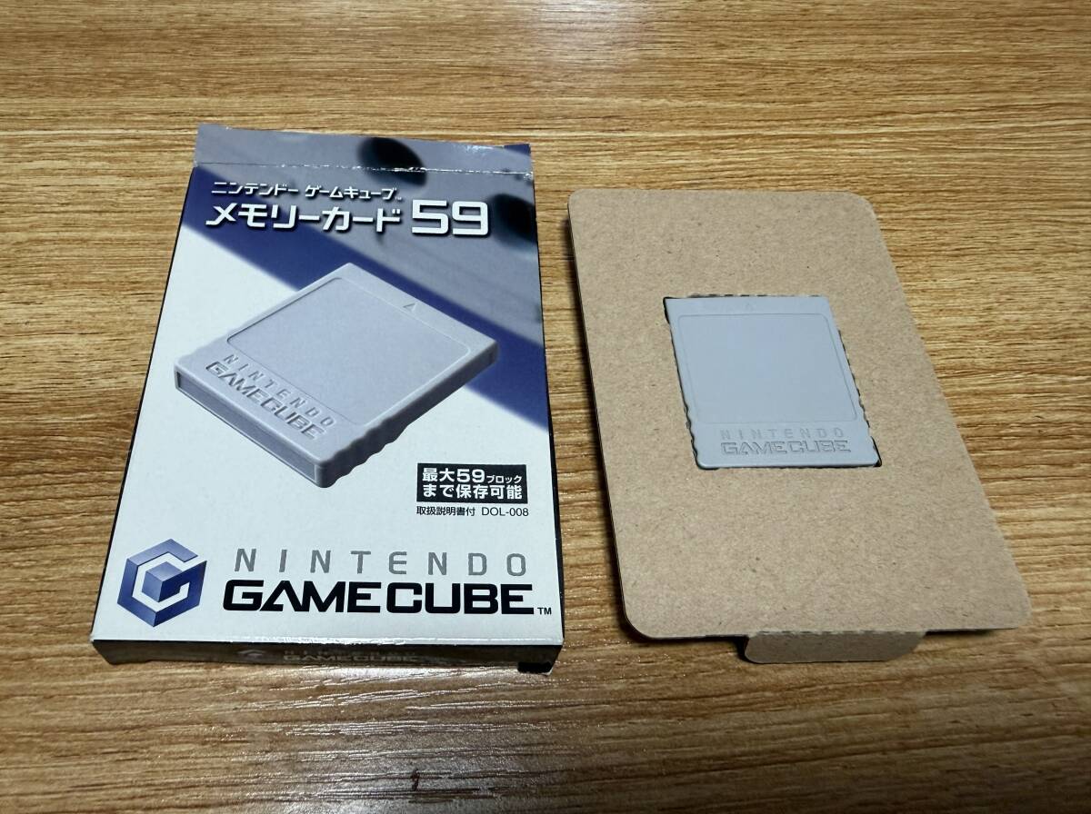 GC ゲームキューブ 純正 メモリーカード59 箱付き拍卖