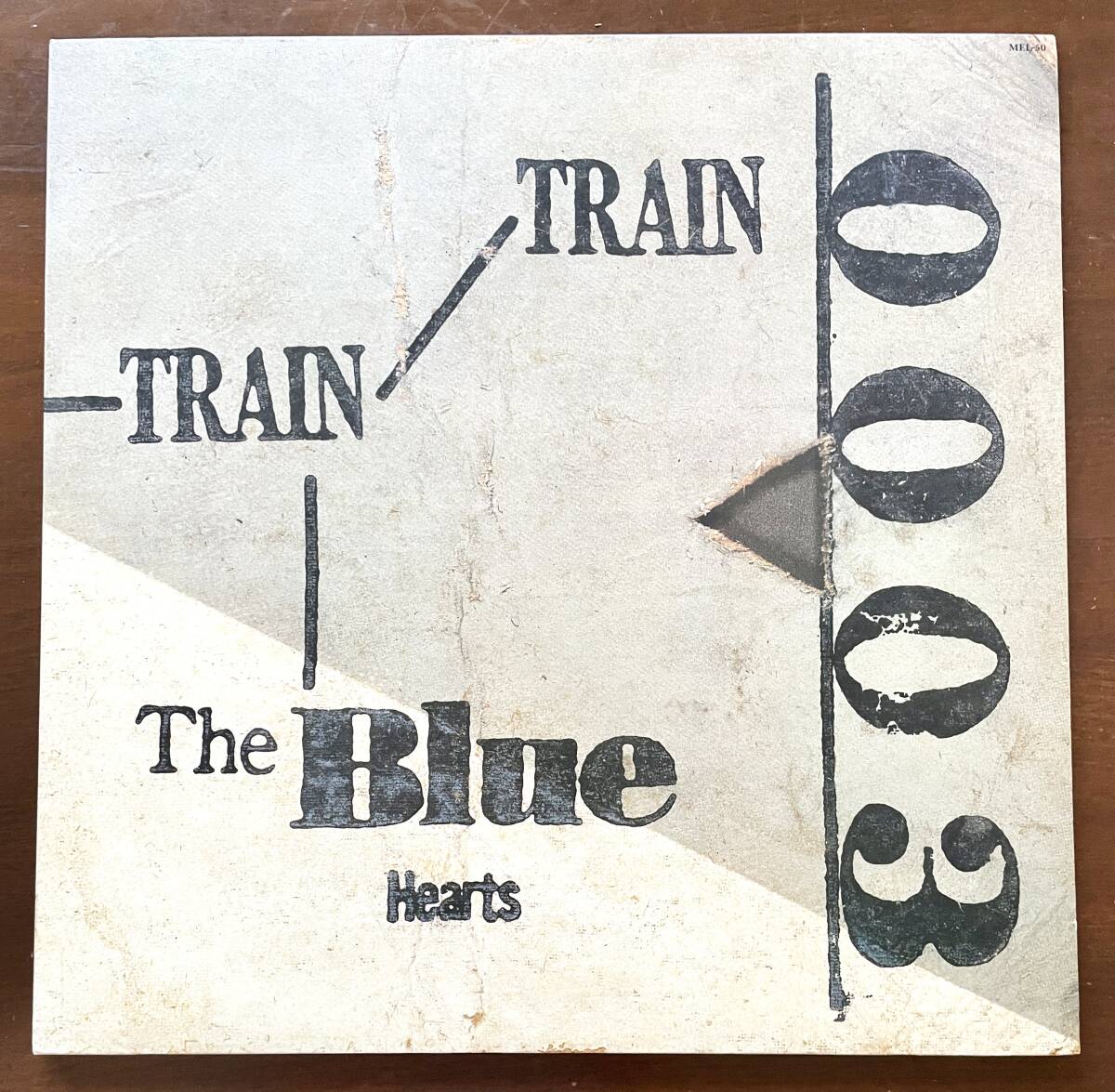 美品!国内盤★LPレコード The Blue Hearts【ザ・ブルー・ハーツ】 /Train Train ★MEL-50 ・真島昌利・甲本ヒロト・Punk拍卖