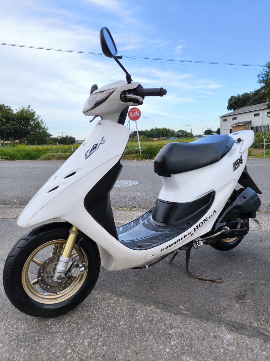 HONDA DIO ZX AF35 現状車 /バッテリー無し/エンジンOK/ウィンカー&ライト点灯OK/ブレーキok/セルキック併用 拍卖