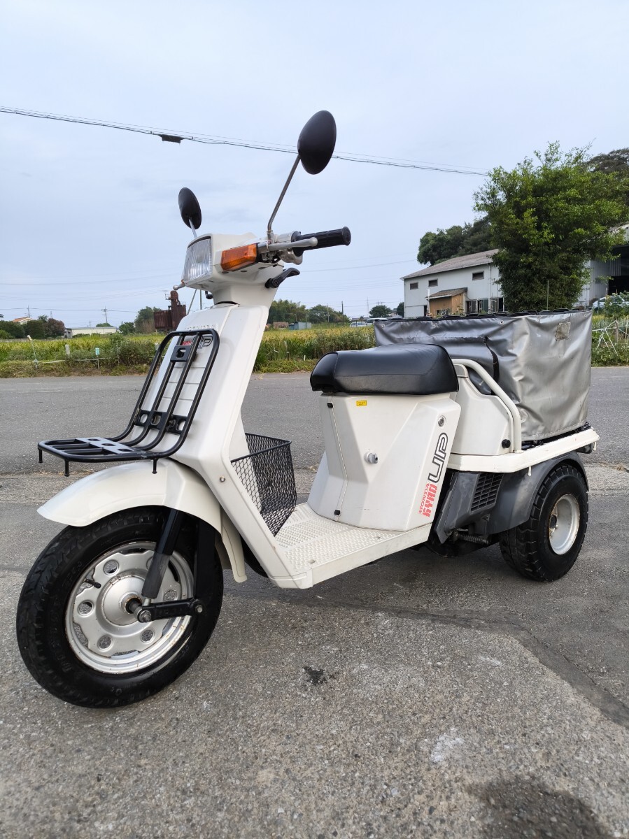 HONDA GYRO UP TA01 現状車 始動動画あり/バッテリー無し/エンジンOK/ウィンカー&ライト点灯OK/ブレーキok/セルキック併用 拍卖