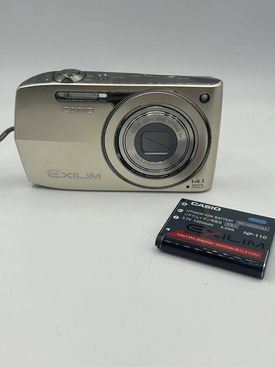 ◎1円スタート ○バッテリー付属CASIO EXILIM EX-Z2300 コンパクトデジタルカメラ ゴールド コンデジ拍卖