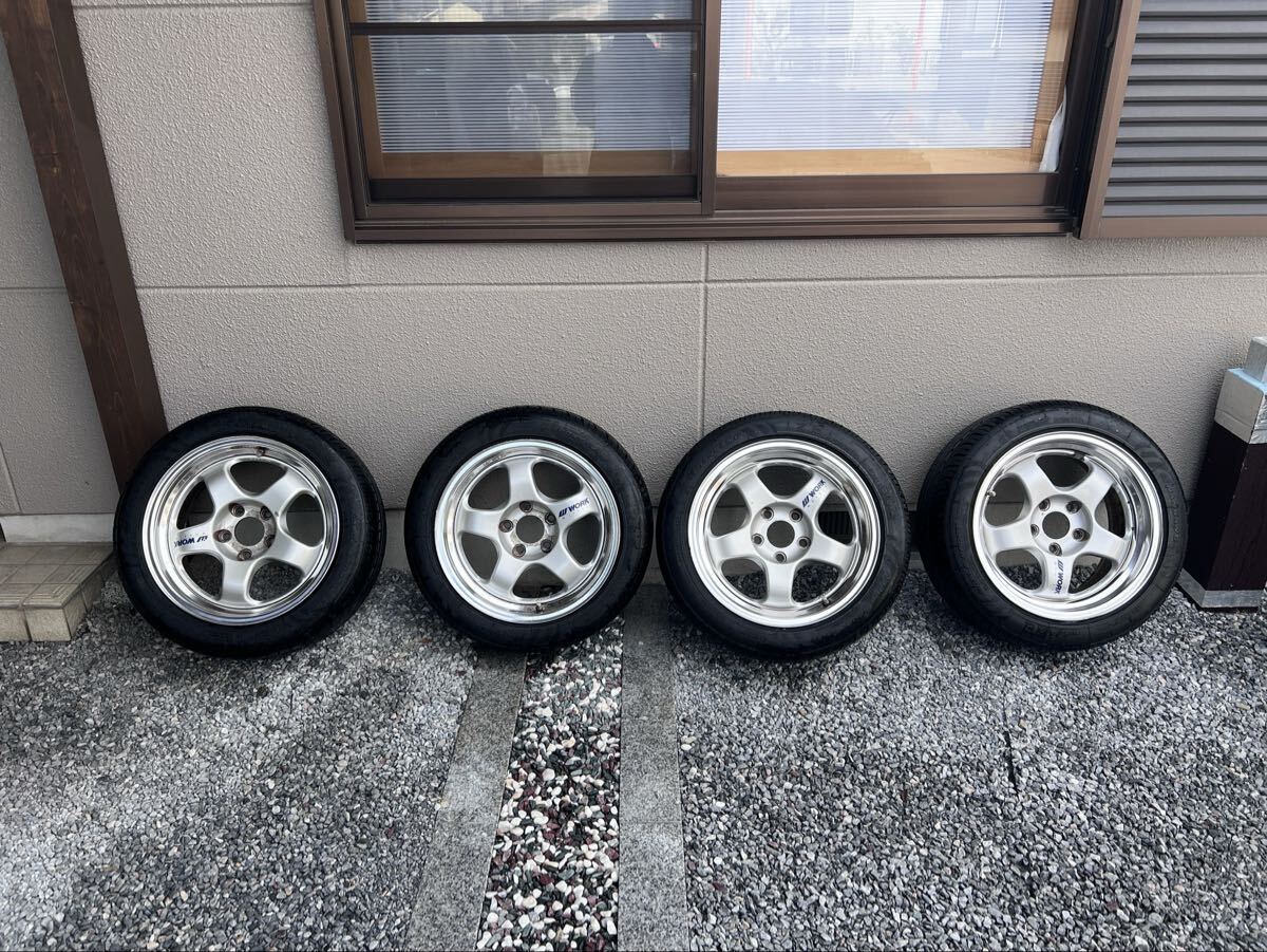 work Meister s1 16インチ 7.5J+32 8.0J+35 2本ずつ4本セット 状態要確認拍卖
