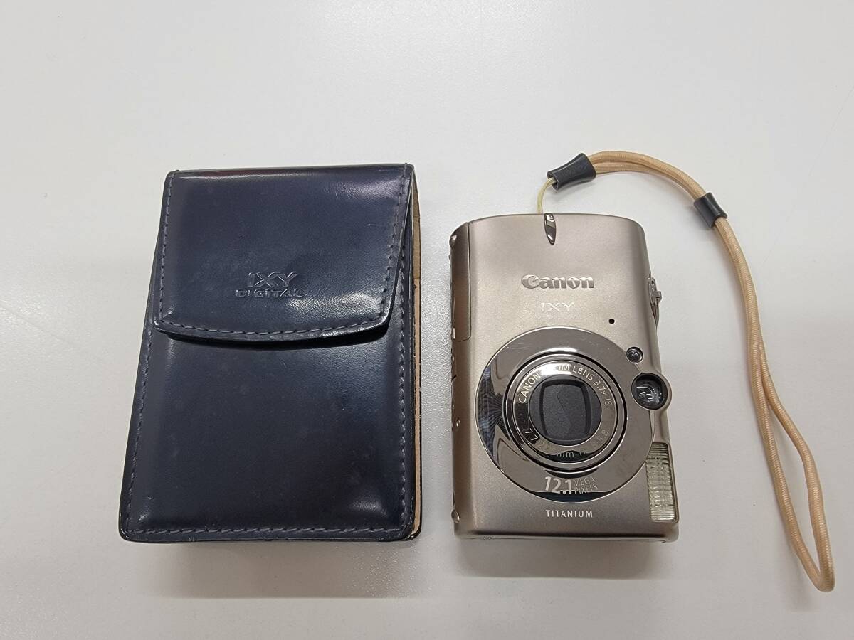 通電確認◎Canon IXY DIGITAL 2000 IS キャノン コンパクトデジタルカメラ チタンボディ 本体のみ 拍卖
