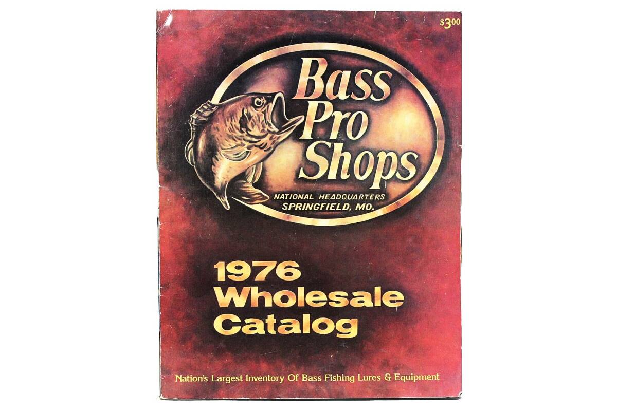 ■s1800 Bass Pro Shops バスプロショップ カタログ 1976年 オールド ヘドン ボーマー バグリー マンズ レーベル アムコ ノーマン 等掲載■拍卖