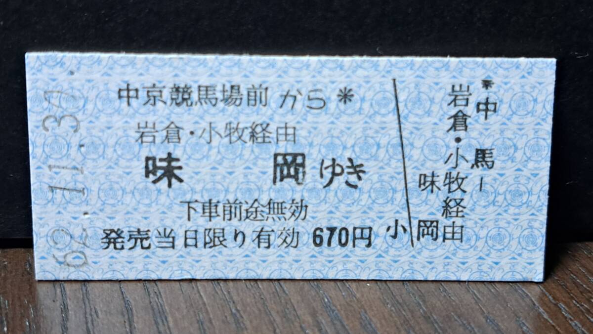 B (8)名古屋鉄道 中京競馬場前→味岡 1929拍卖