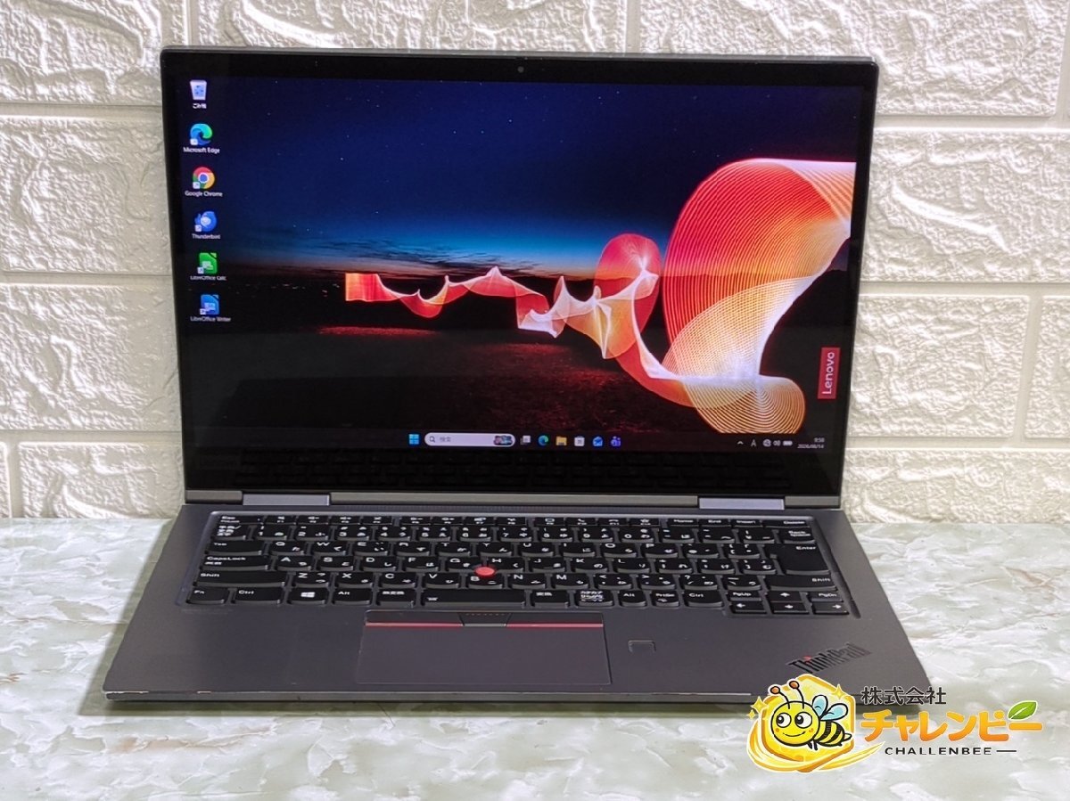 1円~ ●LENOVO THINK PAD X1 YOGA Gen5 / 第10世代 Core i5 10210U (1.60GHz) / メモリ 8GB / NVMe SSD 256GB / 14型 フルHD / Win11 Pro拍卖
